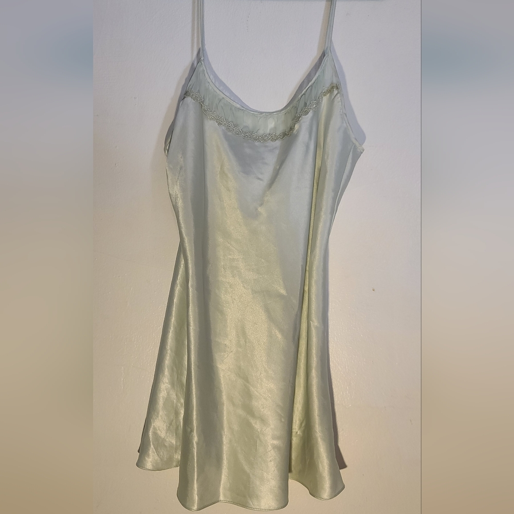 Vintage California Dynasty Light Green Slip Dress